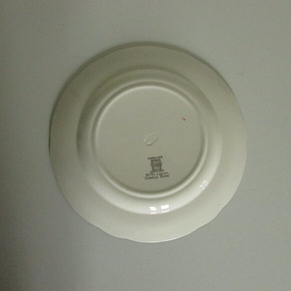 Vintage 7.5" salad plate, Chinese Rose design, Copeland Spode, SMALL CHIP - Picture 13 of 14